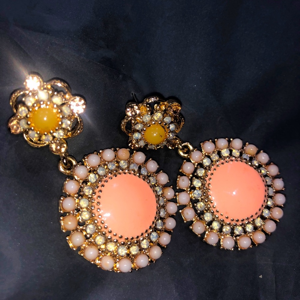 Beautiful Bright Orange Earrings